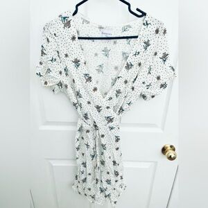 Essentials Cream flower Dress